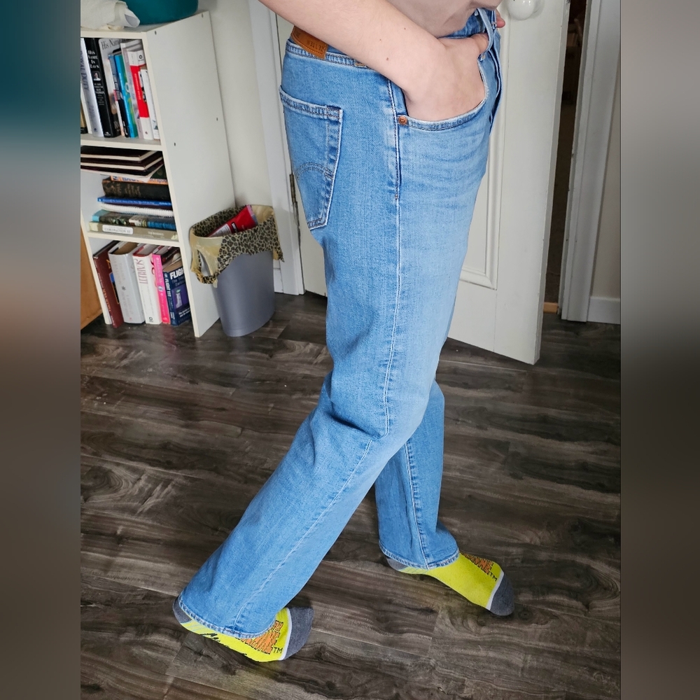 Levi's/501 Light Blue Jeans Sz 31 L32 - Picture 7 of 10